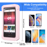 360° Rotation Shower Phone Case, Anti-Fog High Sensitivity Cover Mount Box for Bathroom