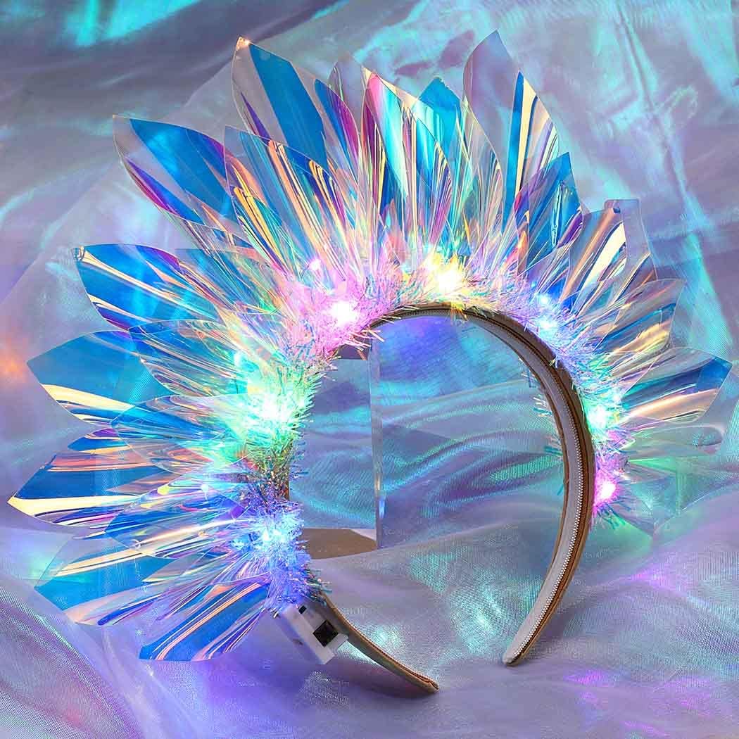LED Headbands Glow Party Crown Hair Accessories for Women