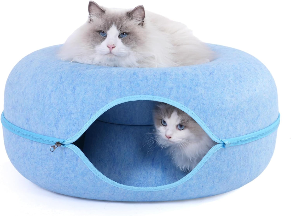 "Hide-and-seek" Wendy Cat Tunnel Bed