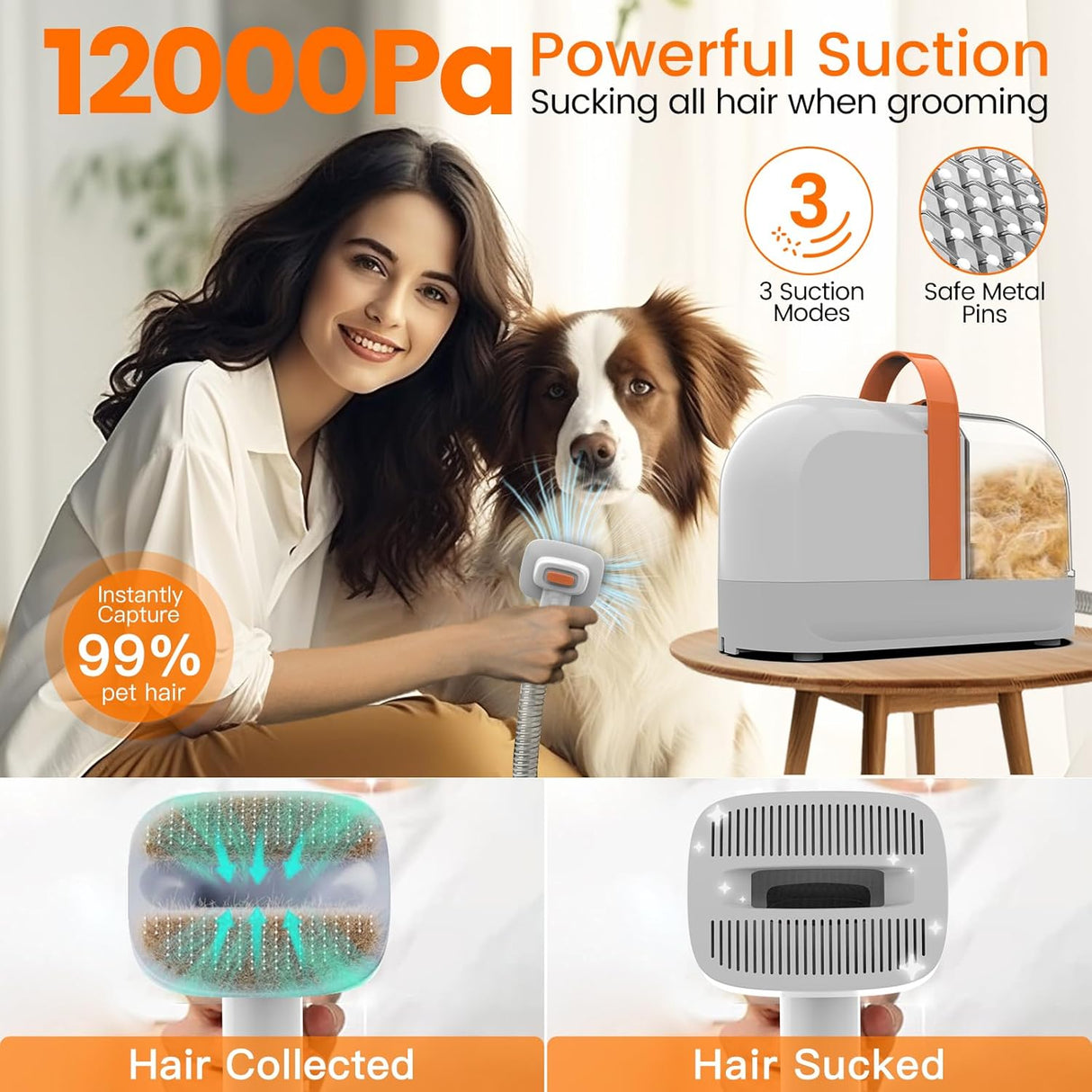 Dog Grooming Vacuum Suction