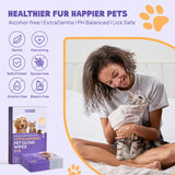 HICC PET Cleaning & Deodorizing Bath Wipes for Dogs and Cats