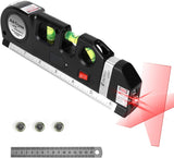 Multipurpose Laser Level Kit Standard Cross Line Laser with Metric Rulers