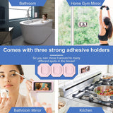 360° Rotation Shower Phone Case, Anti-Fog High Sensitivity Cover Mount Box for Bathroom