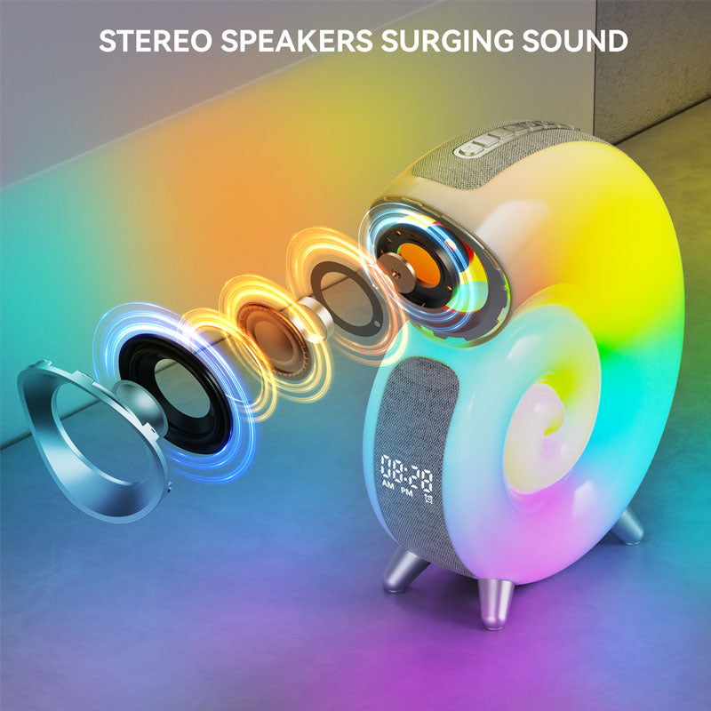 Smart RGB Light Bluetooth Speaker and Alarm Clock