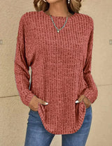 Amara™ - Casual sweatshirt with texture