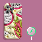 Cute 3D Fruit Silicone Drop Resistant Premium Phone Case