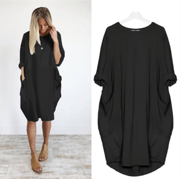 Roelien | Comfy Casual loose pocket dress