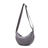 Crescent-shaped bag