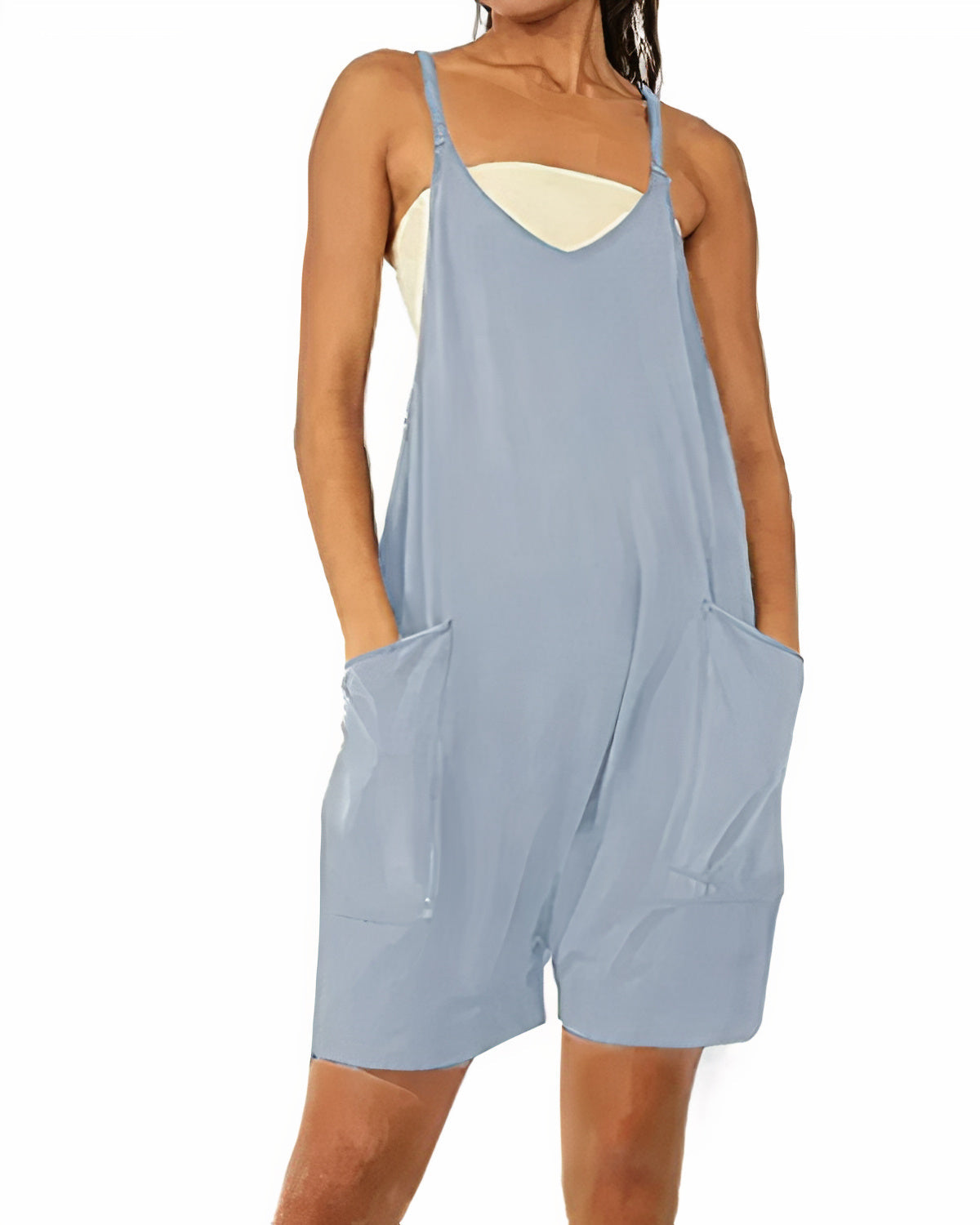 FLORA - Summer jumpsuit with pockets