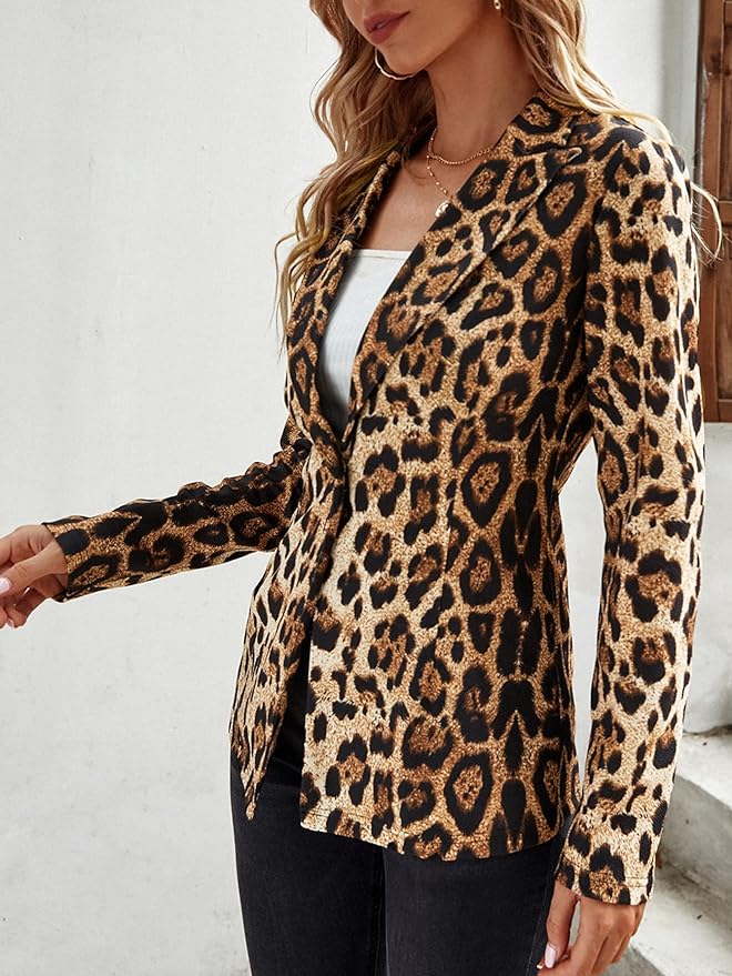 Felice - Leopard Blazer