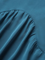 Tiered Ruffle Cap Sleeve Asymmetrical Hem Dress