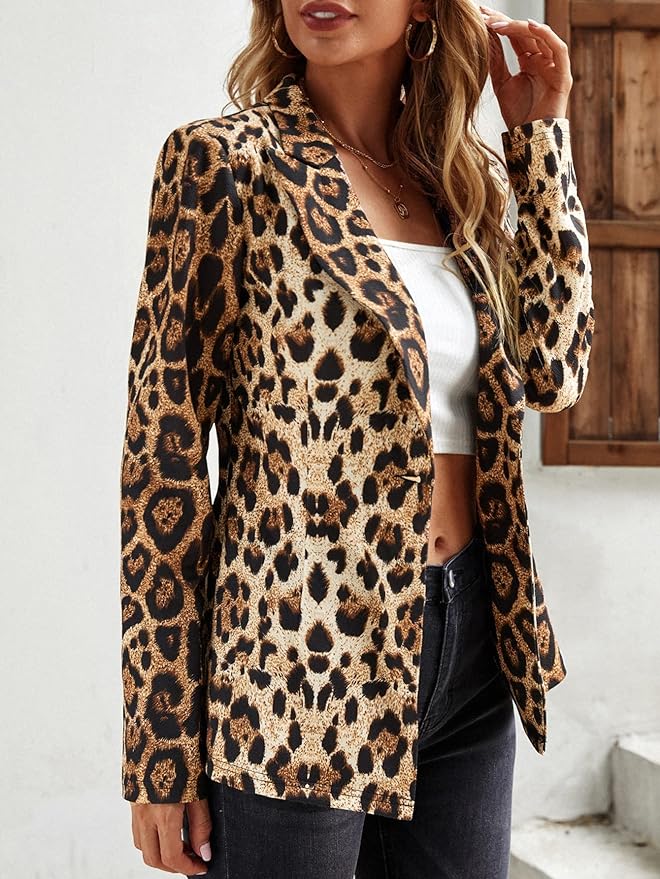 Felice - Leopard Blazer