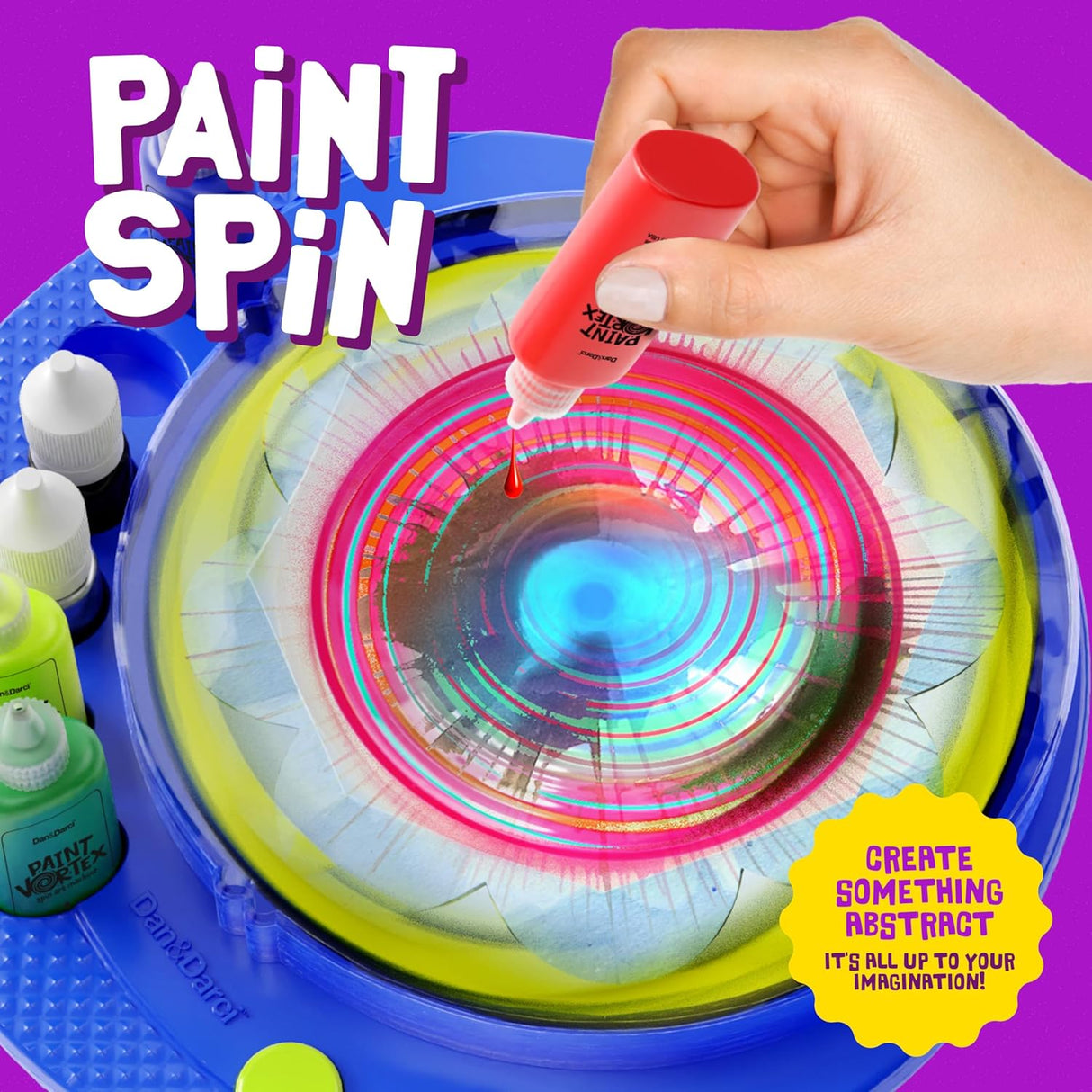 Paint Spin Art Machine Kit for Kids - Arts & Crafts for Boys & Girls Ages - Easter Art Craft Set Gifts for 6-9 Year Old Boy, Girl- Cool Painting Spinner Toys Kits Sets - Birthday Gift Ideas 6 7 8 9