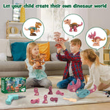 Laradola Dinosaur Toys for 3 4 5 6 7 8 Year Old Boys, Kids Take Apart STEM Construction Building Kids Toys with Electric Drill, Party Christmas Birthday Gifts Boys Girls