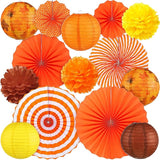Glooglitter 14 Pcs Fall Party Decoration Set Festival Thanksgiving Party Supplies