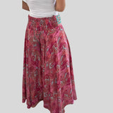 Layla - Boho chic paisley print palazzo pants