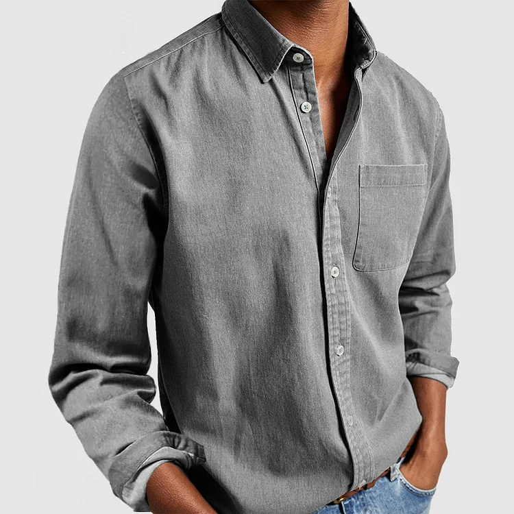 Steven Polo - Men's casual long-sleeved shirt