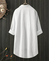 Adora™ - Simple long-sleeved blouse with loose fit