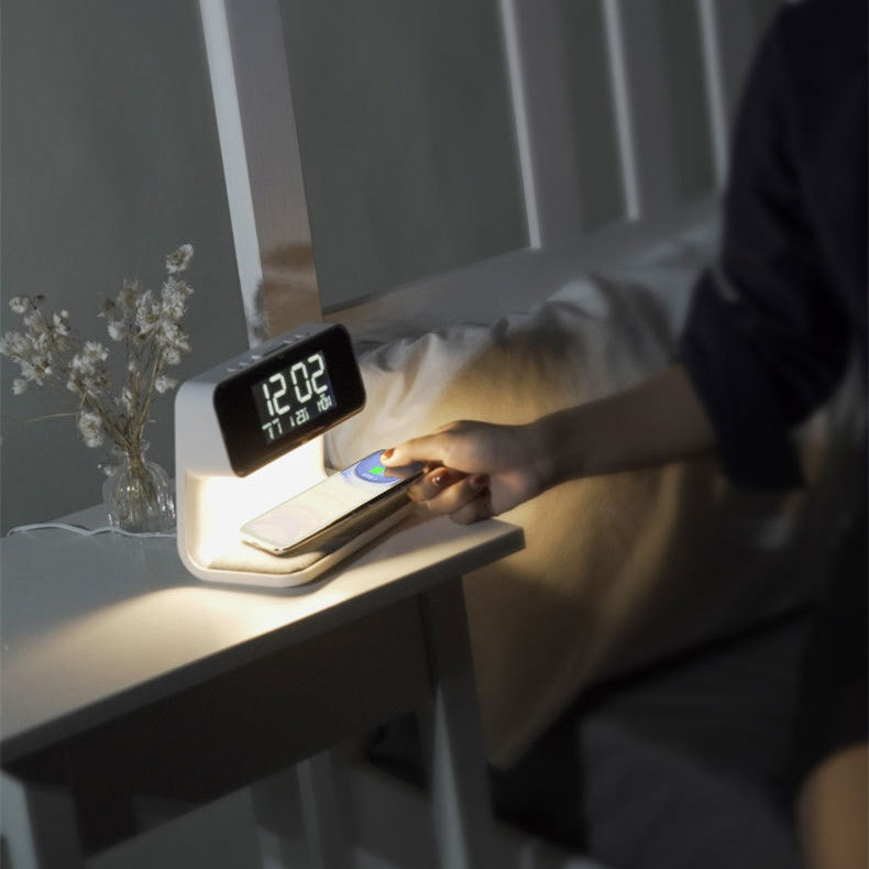 Bedside 3 In 1 LCD screen Alarm Clock