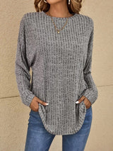 Amara™ - Casual sweatshirt with texture