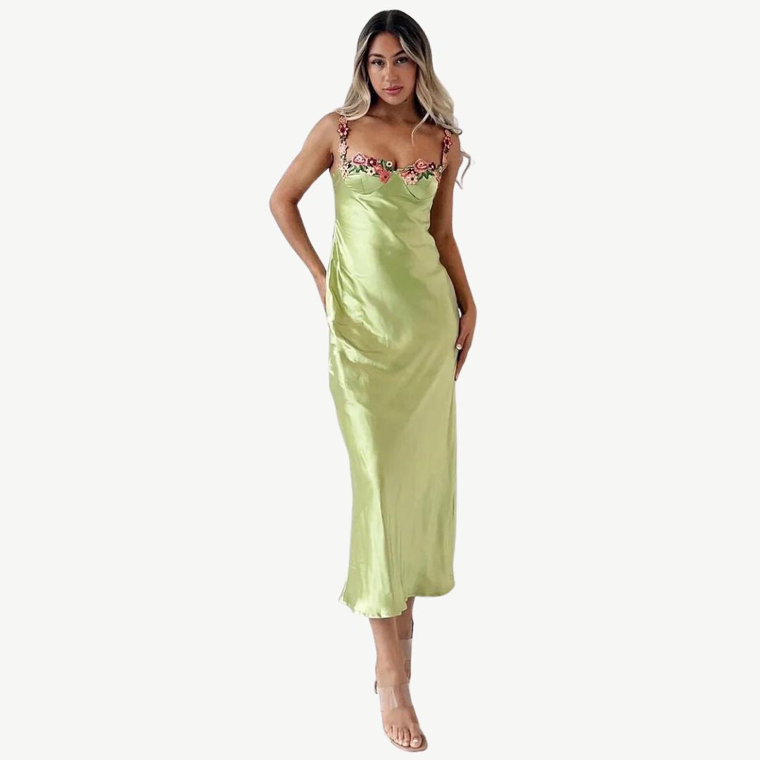 Gaelle - Satin slip dress