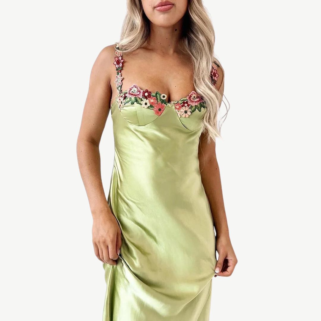 Gaelle - Satin slip dress