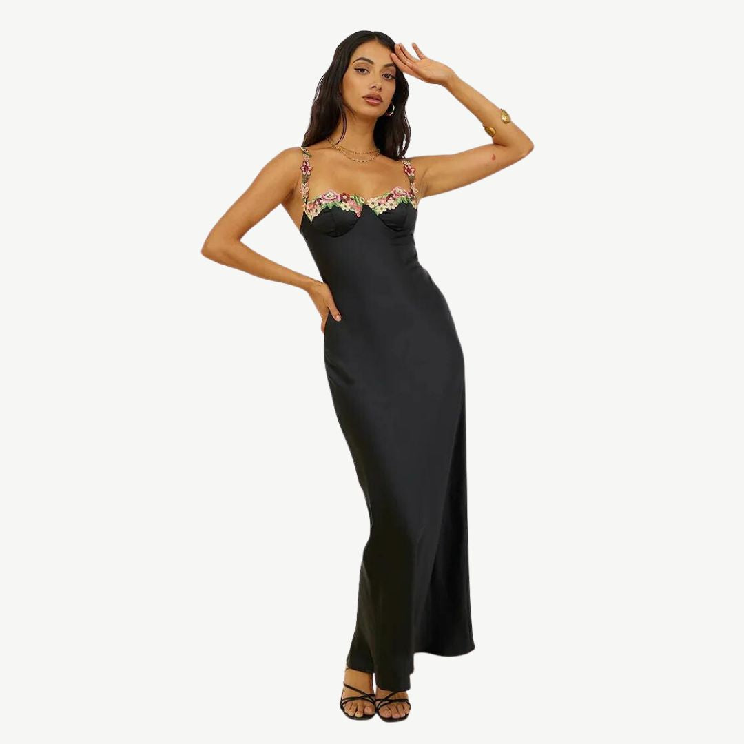 Gaelle - Satin slip dress