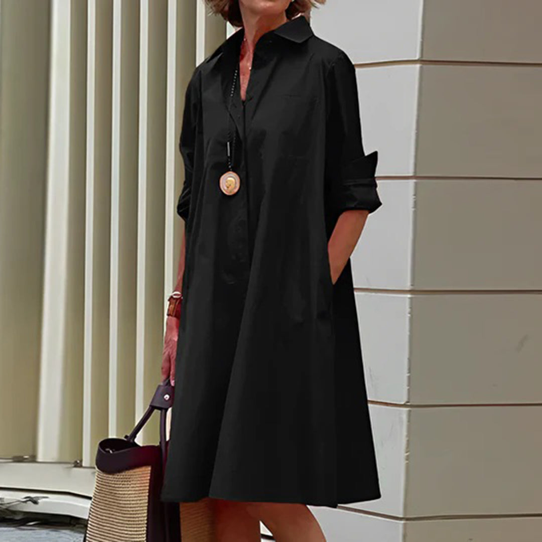 Galina- Elegant long sleeve dress