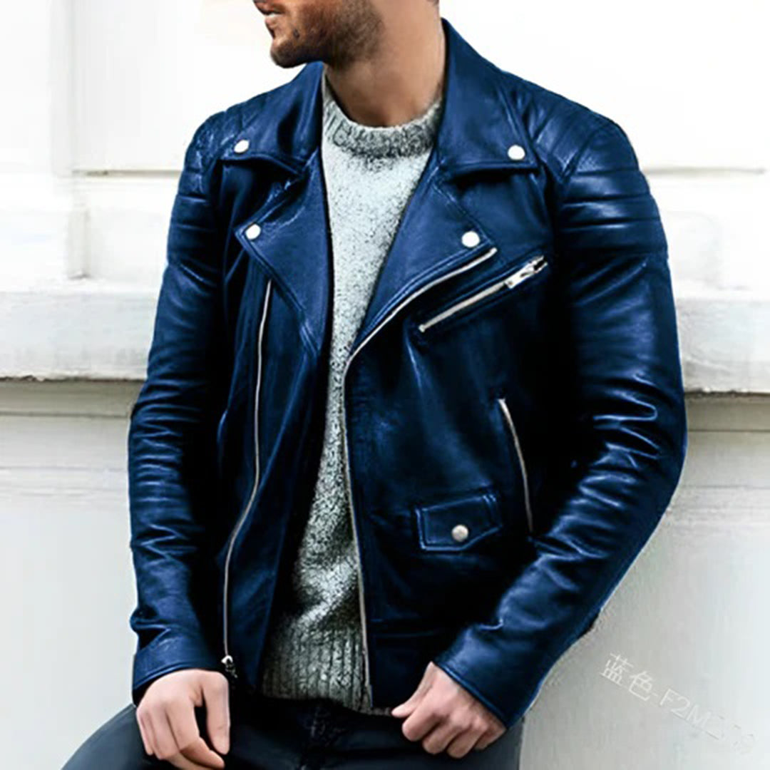 Cruz - Leather biker jacket