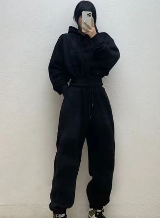 Women's fleece tracksuit set