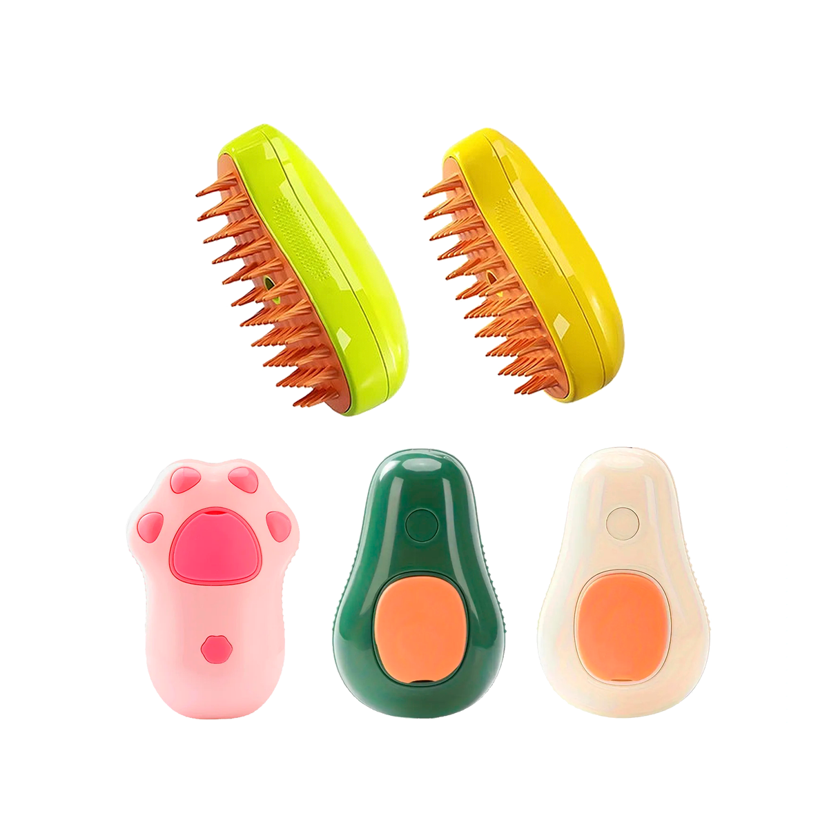 Cat Steam Brush Steamy Dog Brush 3 in 1 Electric Spray Cat Hair Brushes