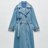 Denim Trench Coats