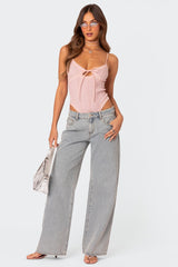 Gilda - Stylish bow tie jeans
