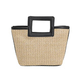 Bianca - Chic textured clutch with eye-catching handle