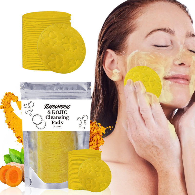 Turmeric Glow: Deep-Cleansing Facial Pads