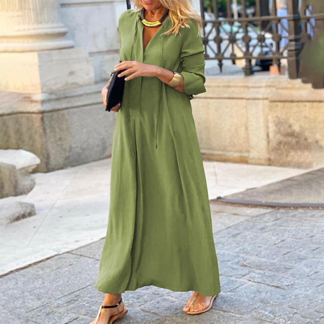 Giselle - Comfortable loose-fitting maxi dress