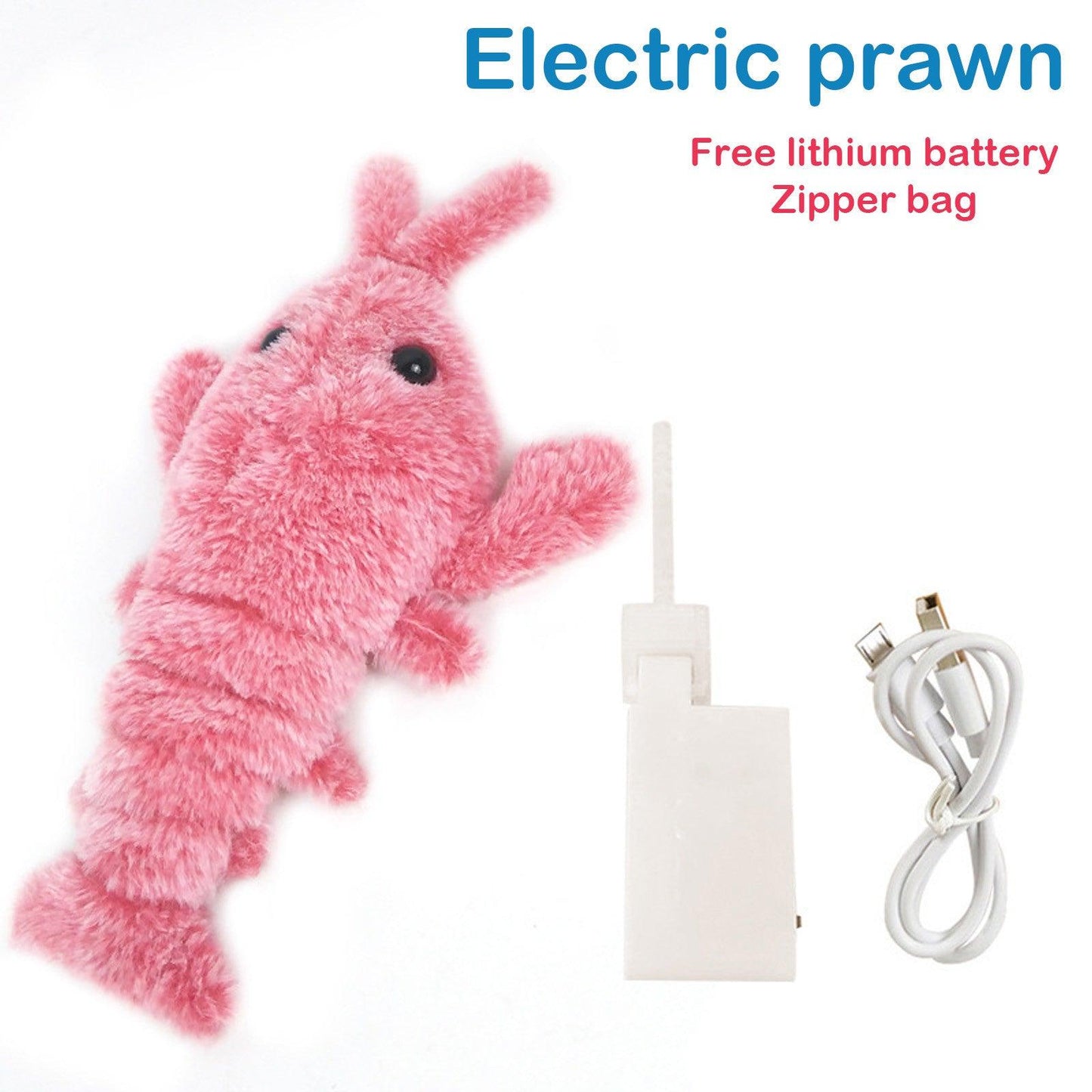 Electric Jumping Shrimp Cat Toy