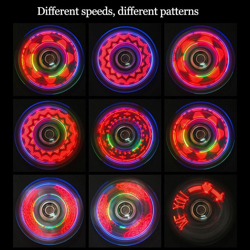 Glowing LED Fidget Spinner