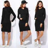 Addie - Sweatshirt dress with hood