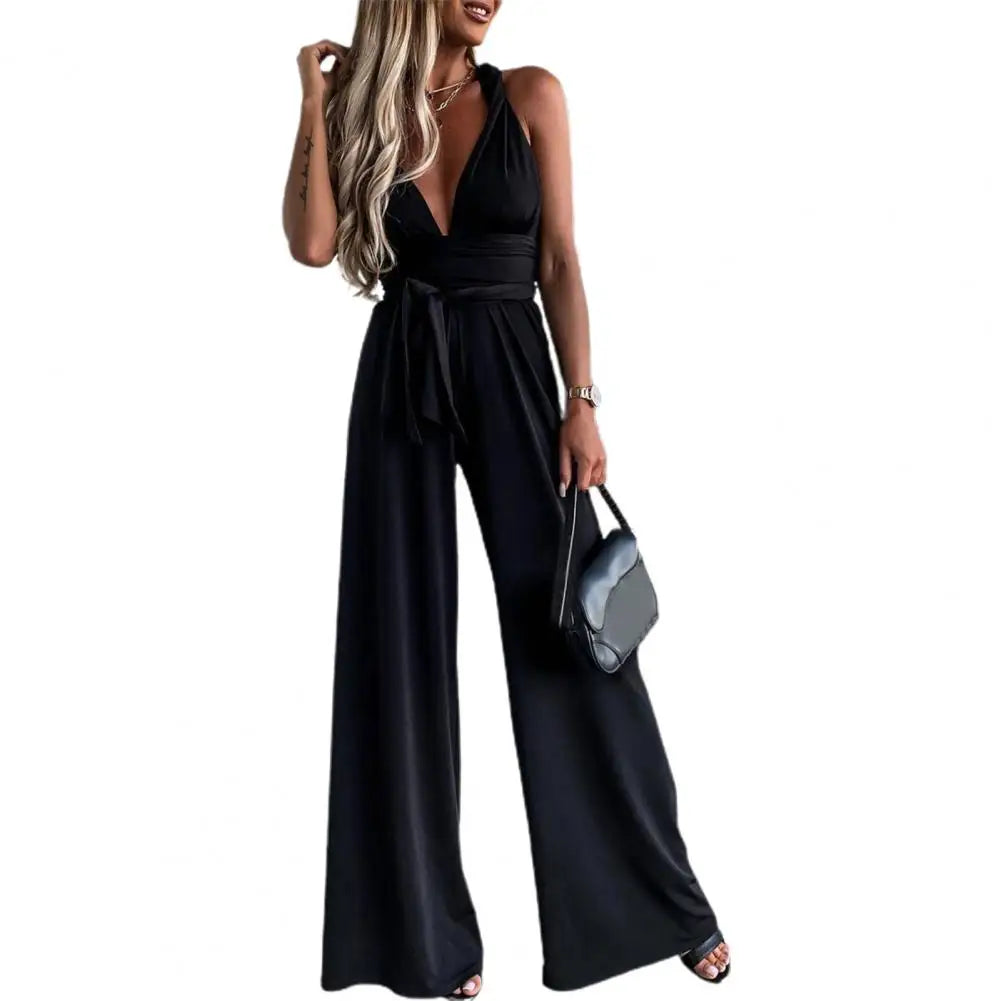 Sophia - Elegant jumpsuit with cross back