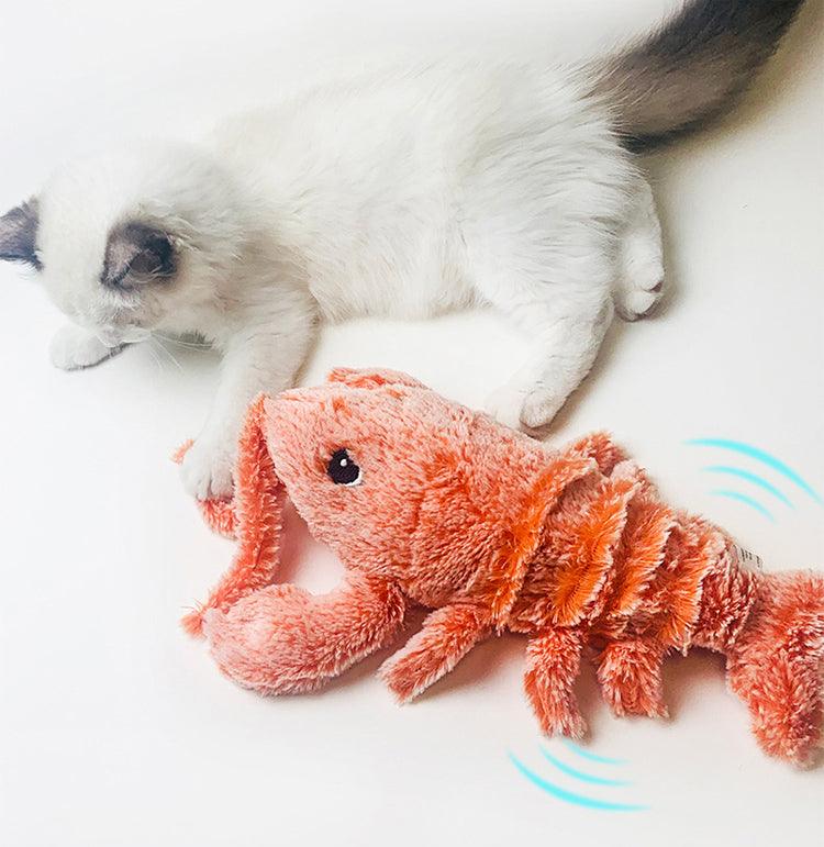 Electric Jumping Shrimp Cat Toy