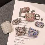 Cute Case For AirPod Air Pods Pro 2 3 Bling Diamond Hard Shell Protective Cover