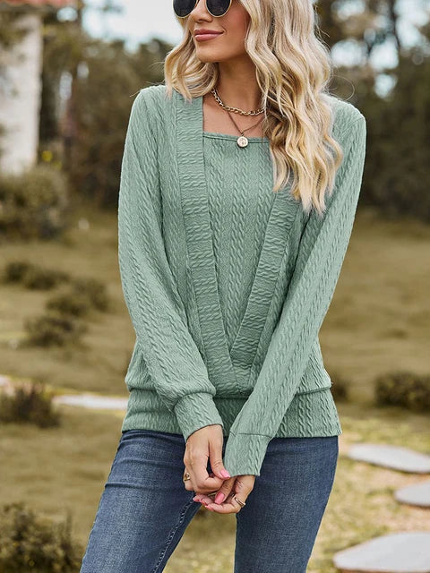 Casual long-sleeved shirt