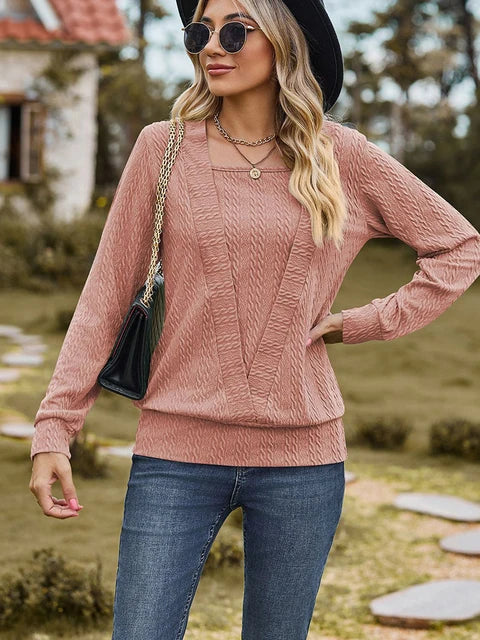 Casual long-sleeved shirt