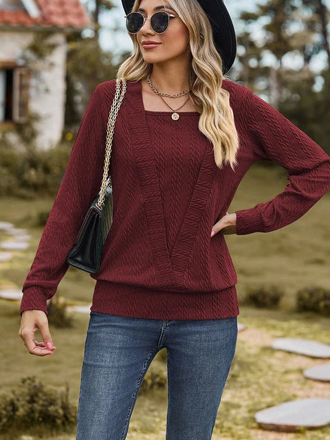 Casual long-sleeved shirt