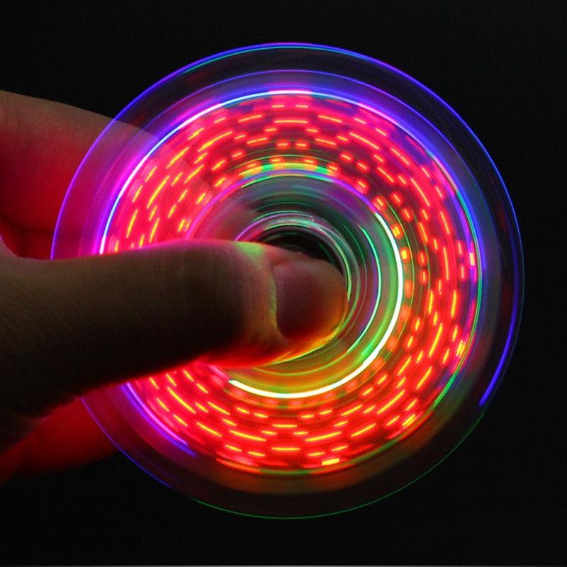 Glowing LED Fidget Spinner