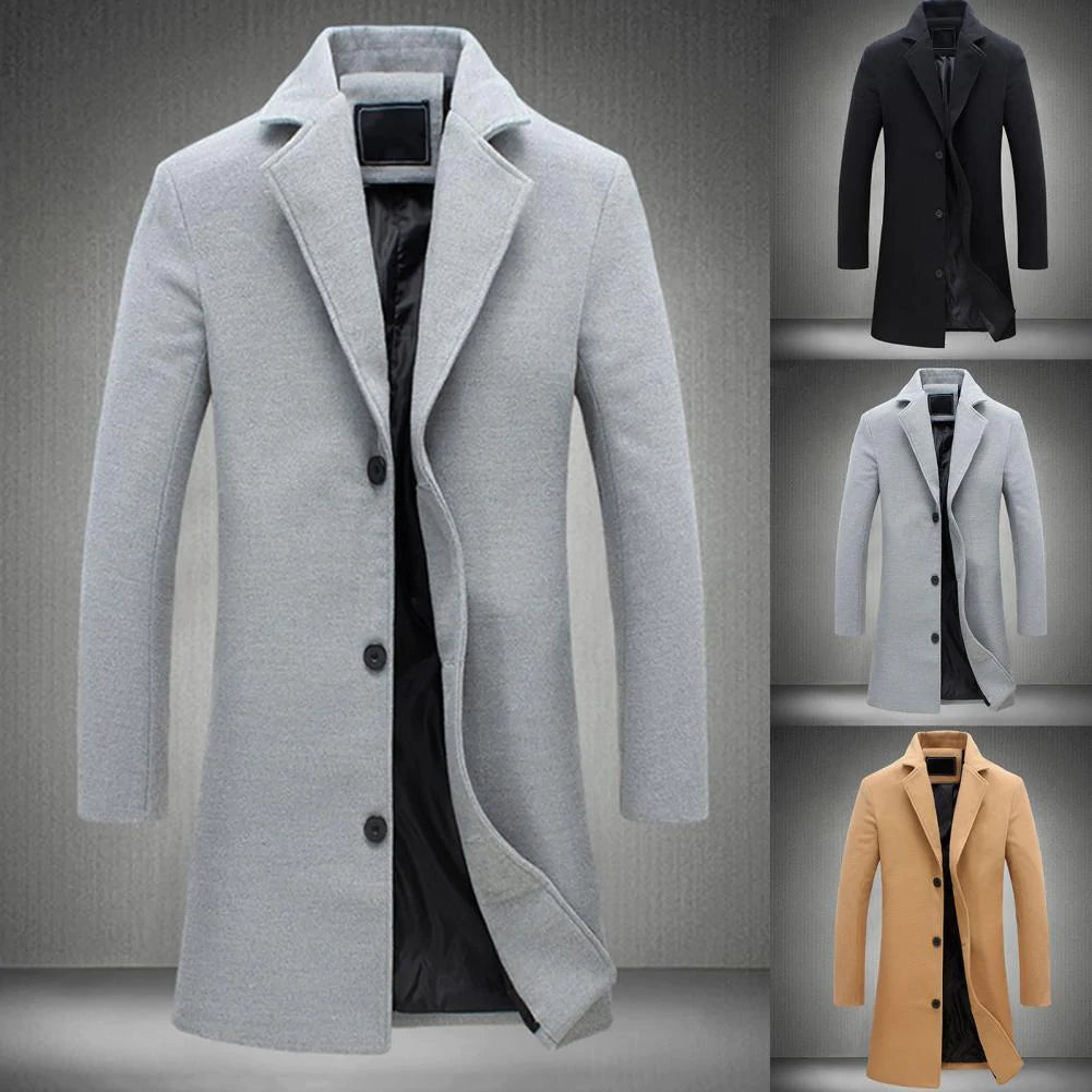 Josiah - Long winter jacket for men