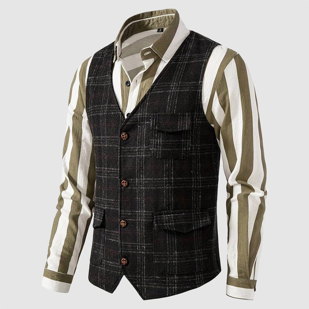 Sandro - Vintage men's waistcoat
