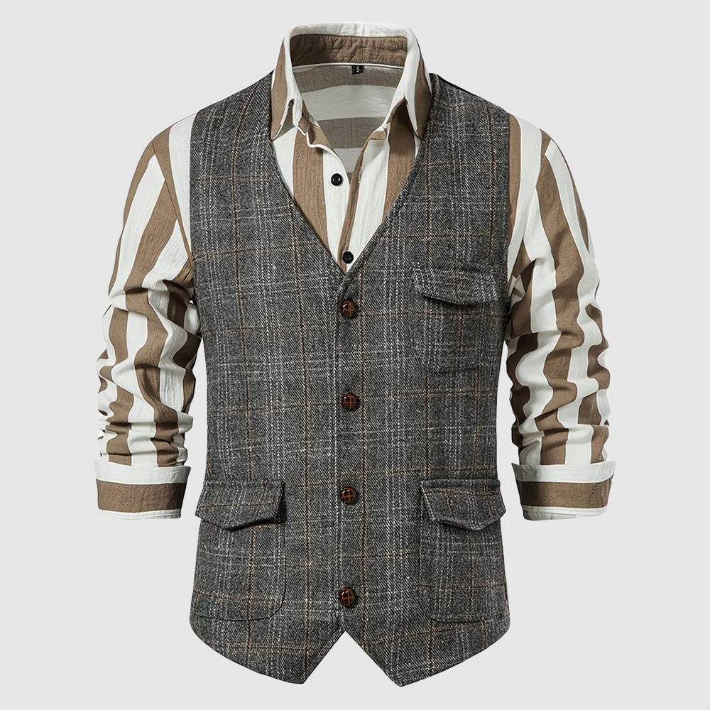 Sandro - Vintage men's waistcoat