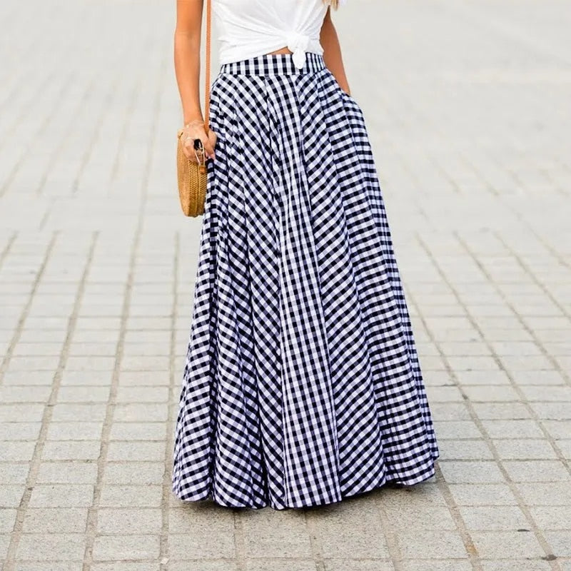 Beatrice - Maxi skirt with high waistband